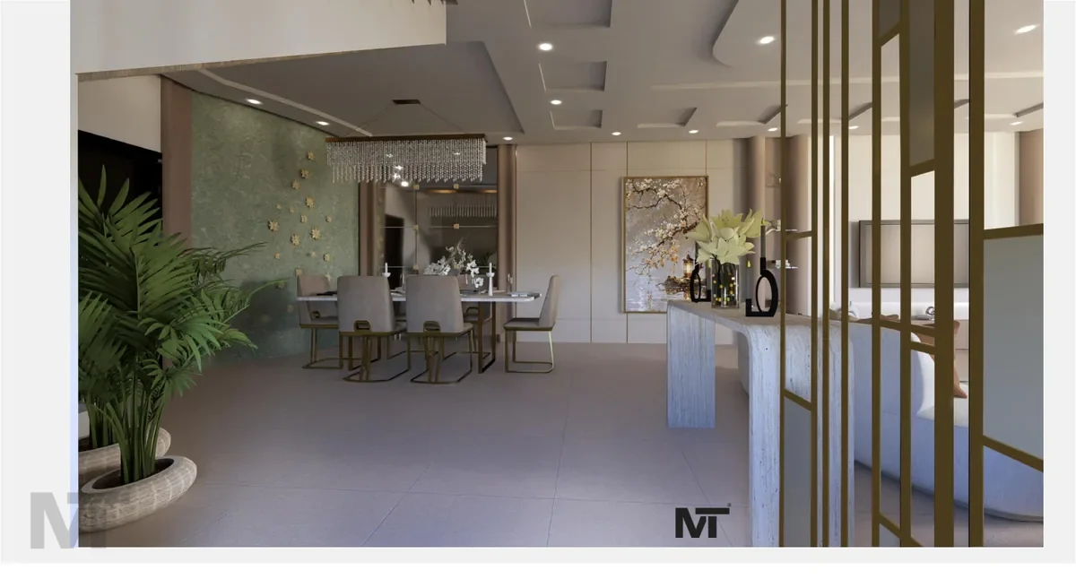 دوبلكس معاصر - منظور التصميم رقم 1