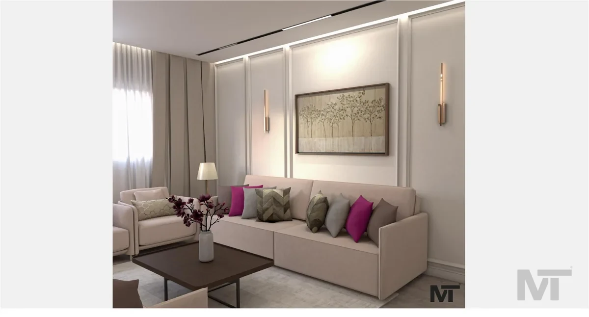 مجلس بلمسات أرجوانية - منظور التصميم رقم 2