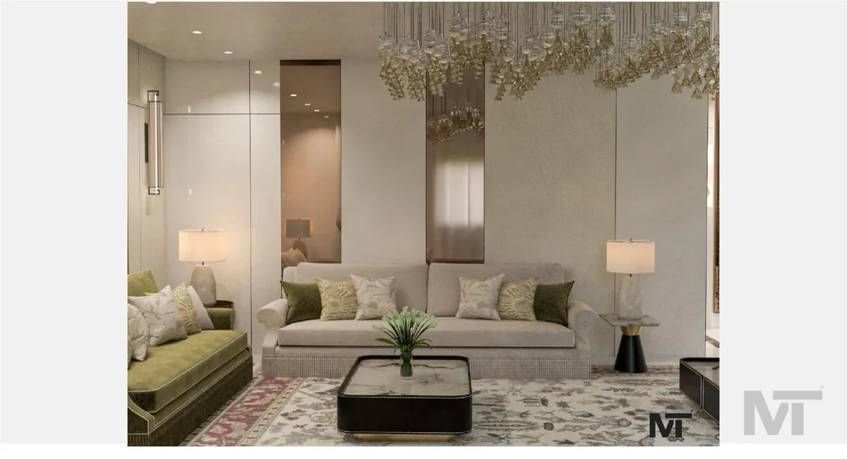 مجلس كلاسيكي باللون الزيتوني - منظور التصميم رقم 5