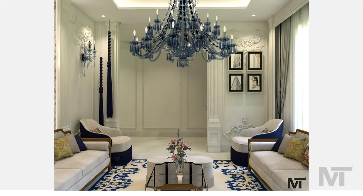 مجلس كلاسيكي باللون الياقوتي - منظور التصميم رقم 2