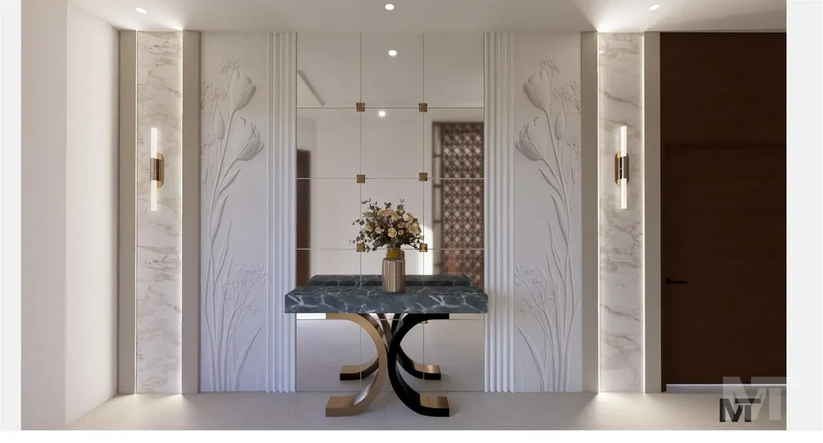 مداخل وممرات مميزة - منظور التصميم رقم 1