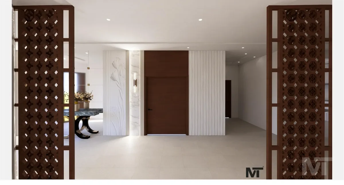 مداخل وممرات مميزة - منظور التصميم رقم 3