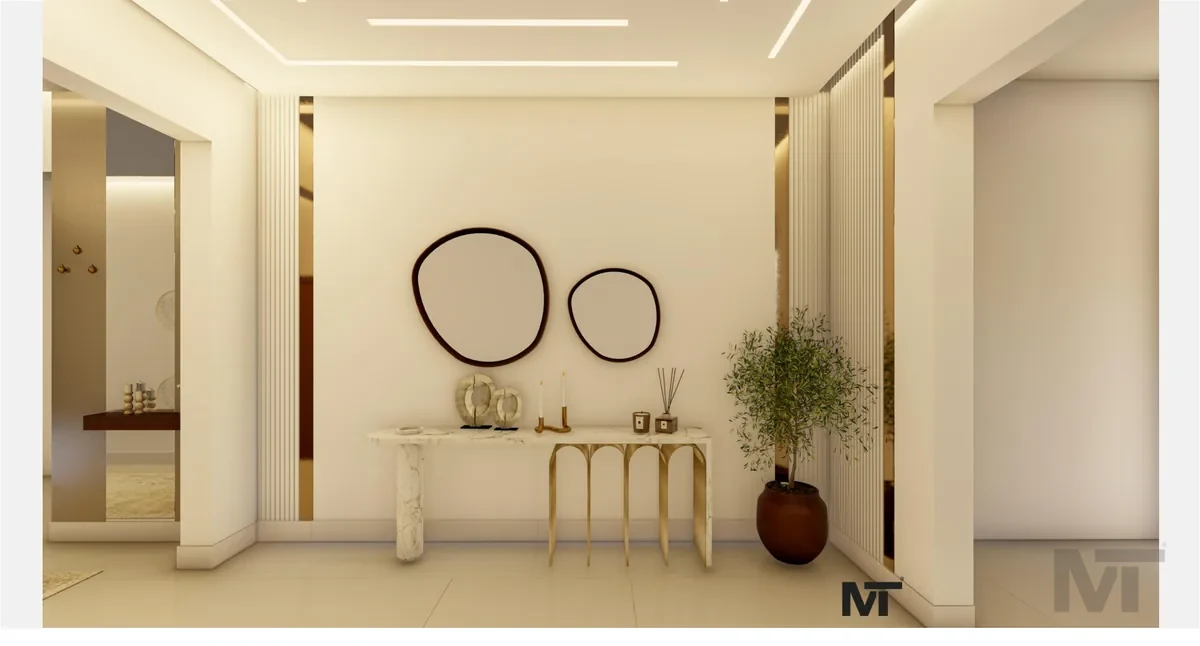 مدخل دافئ متكامل - منظور التصميم رقم 4