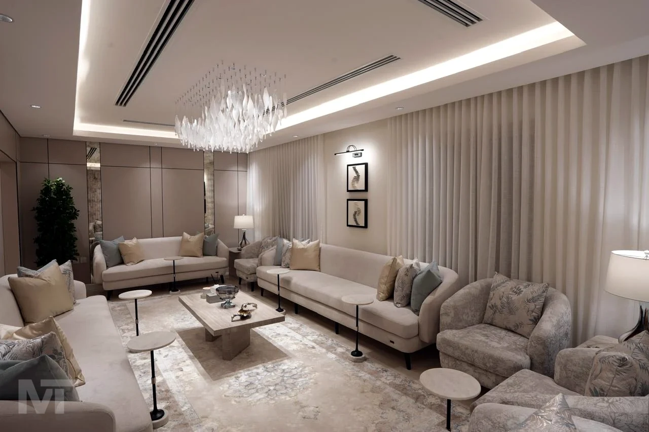 مجلس رمادي فاخر منفذ